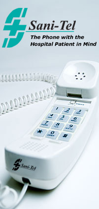 Sani-Tel - Phone designed for qulaity patient care.