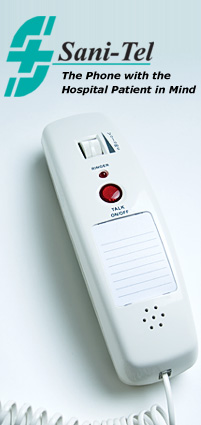 Sani-Tel - Phone designed for qulaity patient care.