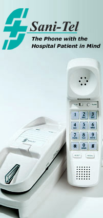 Sani-Tel - Phone designed for qulaity patient care.